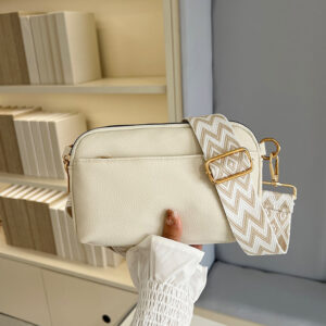 Cross-Border Foreign Trade Niche Exquisite Women’s 2026 Trendy Autumn Winter New Small Square Wide Strap Single Shoulder