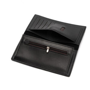 Bags Manufacturer Wholesale Men’s Crocodile Pattern Long Custom Dollar Bill Slot Business Wallet