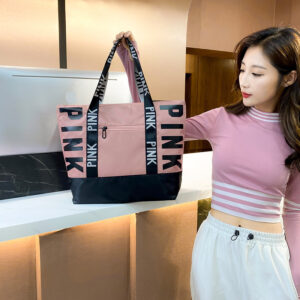 Women’s Handbag Large Capacity Shopping Hand-held Travel Storage Anti-splashing Lightweight Fitness Bag