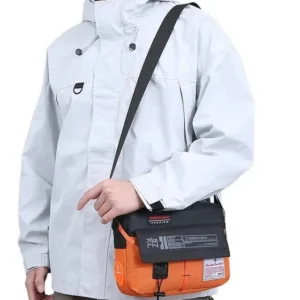 fashionable Fashion Mens Crossbody Japanese Oxford Cloth Canvas Large Capacity Shoulder Bag 241214