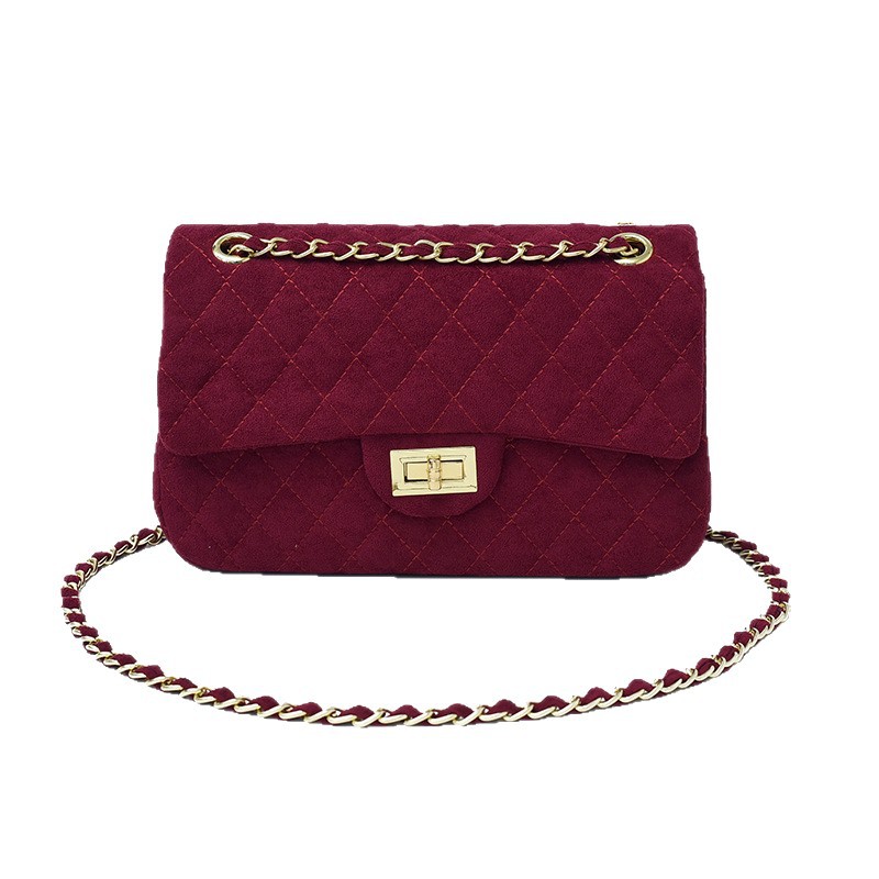 Fashionable Large Capacity Tote New Chain Diamond Grid Shoulder Bag, High-end Crossbody Bag - Image 5