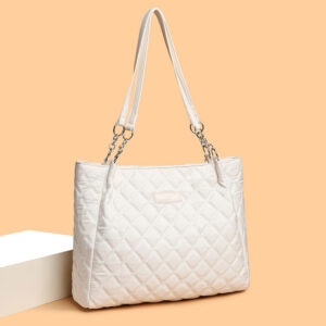 Large-capacity Women’s New Autumn Simple Commuter Tote College Student Class Shoulder Shopping Bag