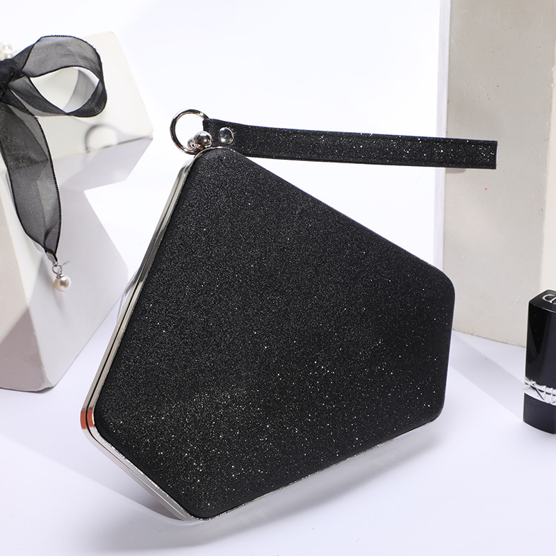 New Fashion Ladies Handbag Shoulder Reflective Sequins Evening Wedding Makeup Bag - Image 5