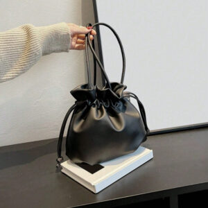 Drawstring Bucket For Women 2026 New Commuter High-end Niche Versatile Crossbody Fashion Lucky Shoulder Bag