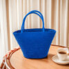Handmade Bag-Solid Blue