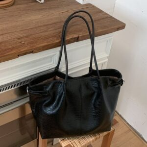 Bags Cross-Border 2026 New Tote Large Capacity High-End Underarm Vintage Women’s Shoulder Bag
