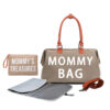 Khaki+a small bag+diaper pad