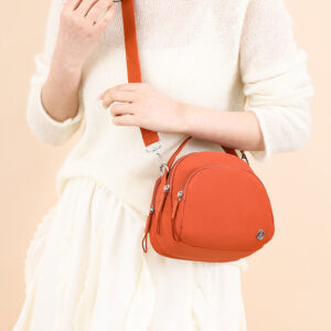 2026 New Women’s Small High-End Crossbody Mini Canvas Bag Korean Style Lazy Wind