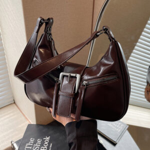 Sweet And Cool Girl’s Unique Motorcycle Underarm For Women, 2026 Autumn/Winter New Trendy Fashionable Shoulder With Belt