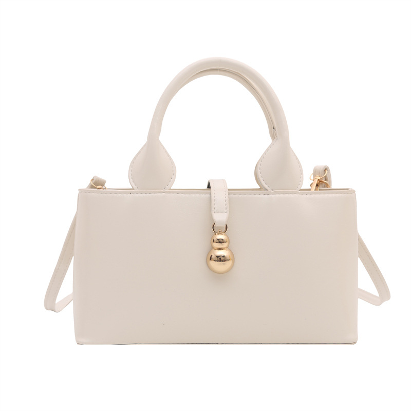 Small Square Handbag Women Textured Light Luxury Shoulder Commuter Crossbody Bag For Winter - Image 6