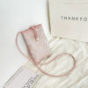 White button pink