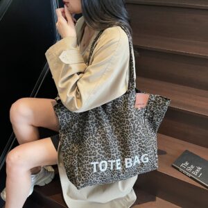 Canvas Korean Niche Schoolbag Portable Large-capacity Women’s Shoulder Tote Bag Versatile