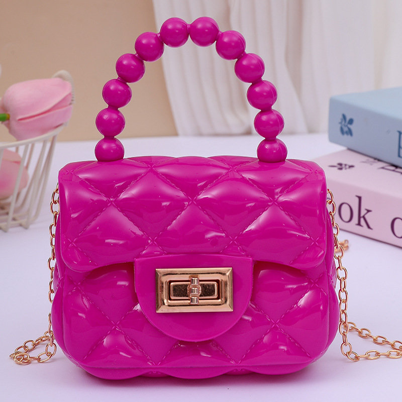 2026 New Women's Shoulder Fashion Pearl Chain Crossbody Handbag Mini Jelly Bag - Image 11