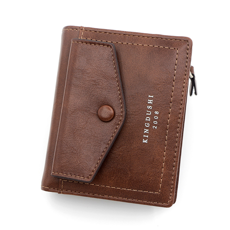 Korean Style Casual Men's Short Vertical Multi-Card Slot Business Zipper Key Wallet Mini Coin Purse - Image 7