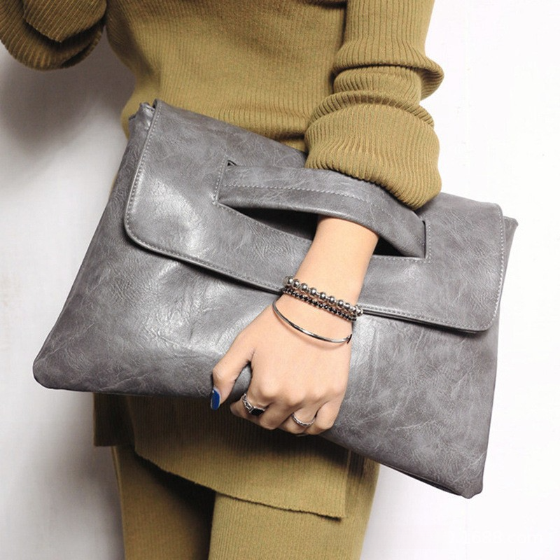 Women's minimalist fashionable bag, 2026 new PU carrying bag with cover, large capacity - Image 3