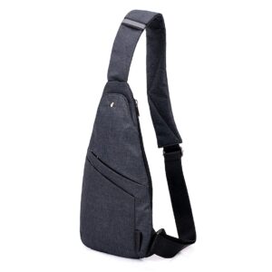 Men’s Anti-theft Close Fitting Chest Casual Backpack, Splash Proof Single Shoulder Bag, Large Capacity Outdoor