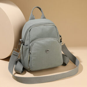 2026 New Lightweight Solid Color Outdoor Travel Bag Cross-border Multi-functional Women’s Backpack