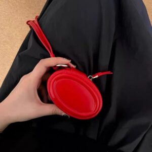 High-End Mini Cute Girl Coin Purse Niche Design Neck Hanging Crossbody Korean Fashion Lipstick Key Bag