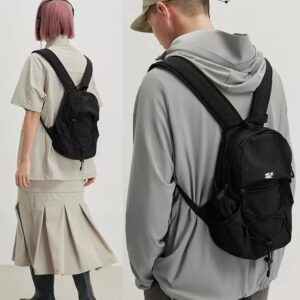 New Fashion Portable Folding Backpack for Women, Large Capacity Outdoor Trendy Leisure Travel Hiking Bag
