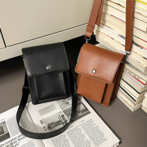 Men’s Women’s Stylish Crossbody – Waterproof PU Mini Shoulder Bag For Everyday Essentials & 8″ Tablet Small Backpack.