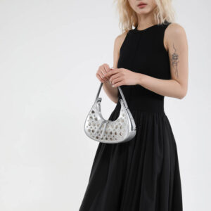 Rivet Underarm Spring And Summer Fashion Niche Shoulder Casual Ladies Versatile Dumpling Bag