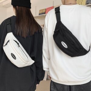 Japanese-style Workwear Minimalist Multi-purpose Crossbody Couples, Suitable For Outdoor Activities, Lightweight Cycling