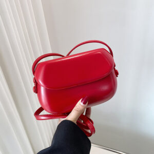 Saddle 2026 Summer New Model, Simple And Versatile Women’s Shoulder Bag, Small Round Crossbody Phone Bag