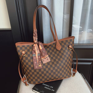 Elegant Large Capacity Tote Women – Stylish Shoulder Bag Zipper Closure, Spacious Interior With Multiple Pockets,