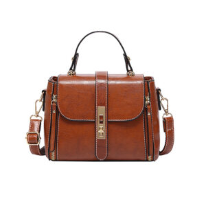 2026 New Fashion Women’s Shoulder Bag – Retro Waxed Leather Crossbody Bag, Large Capacity, High-Quality, Perfect for