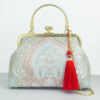 Rococo-pink + red tassels