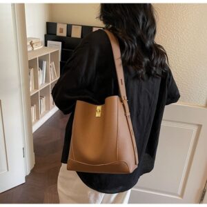 Versatile Commuting For Women 2026 Spring/Summer New French Style Large Capacity Shoulder Underarm Crossbody Bucket Bag