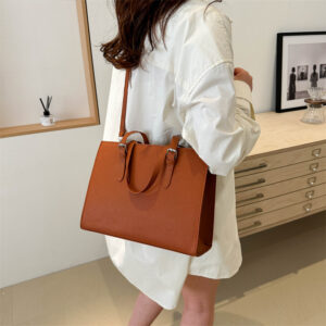 2026 New Trendy Large European And American Fashion Simple Spring Elegant Women’s Shoulder Handbag Tote Bag