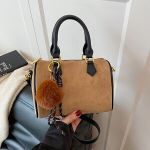 Fashionable Women’s Ins Autumn Winter New European American Retro Trendy Shoulder And Pillow Bag, Stylish Small