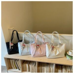 Fashionable Commuting Large-Capacity For Women 2026 New Lightweight Versatile Shoulder College Student Class Tote Bag
