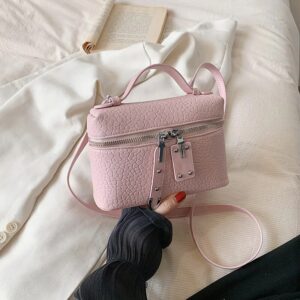 Women’s Bag 2026 New Korean Fashion One Shoulder Crossbody Small Square Bags Personalized Elegant Ladies Party Handbags