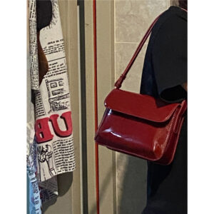 Red Wedding Bride Women 2026 New Fashion Handbag Underarm Shoulder Crossbody Bag