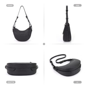 Hot selling half month adjustable strap, crossbody single shoulder women’s crescent bag, three purpose underarm bag