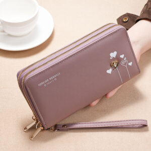 Women’s Wallet Clutch Phone Coin Purse Multifunctional Card Holder Zipper Bag Fashion Versatile