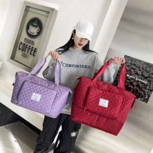 Trendy new travel with dry wet separation shoe position, swimming and fitness bag, couple outdoor single shoulder