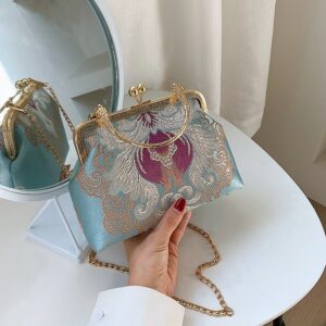 Chinese Embroidered Cheongsam For Women, Elegant Handbag, Ancient Style Small Bag, Handheld Bag