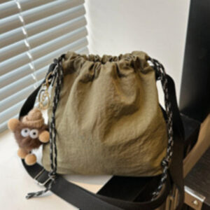 Crossbody Commuter Women’s Simple Personality Bucket Seasonal New Fashion Casual Shoulder Bag
