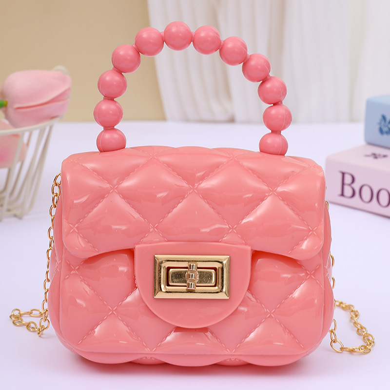 2026 New Women's Shoulder Fashion Pearl Chain Crossbody Handbag Mini Jelly Bag - Image 8