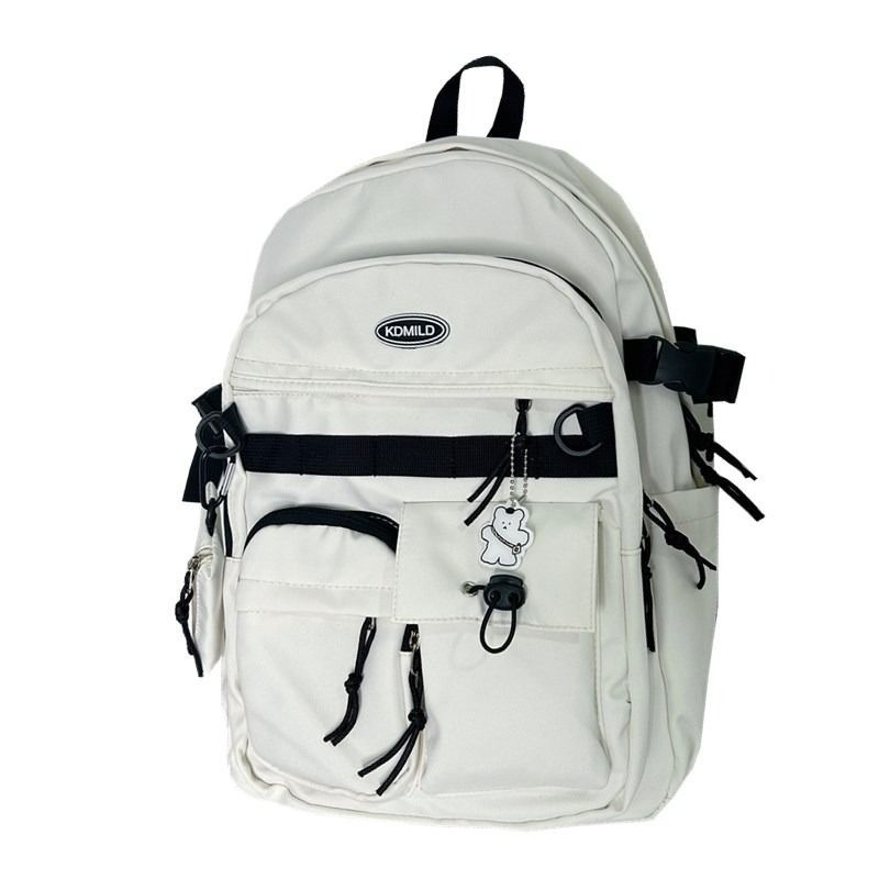 Versatile Tooling Style School Bag Female Student Large Capacity Japanese Travel Backpack Male - Image 5