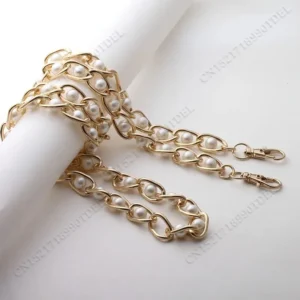 Women D Pearl Chain Long Crossbody Shoulder Bag Strap Handbag Female Replacement Handle Belt Parts 4060100110cm 250926