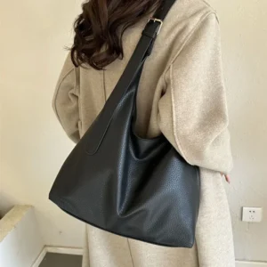 Fashion Leather Tote For 2026 Trend Female Simple Large High Capacity Shoulder Bag Women Handbags Messenger Bags
