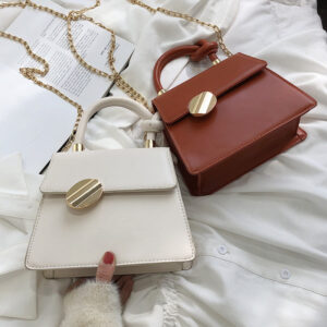 Women’s 2026 New Vintage Fashion Handbag French Niche Design Single Shoulder Crossbody Chain Small Square Bag