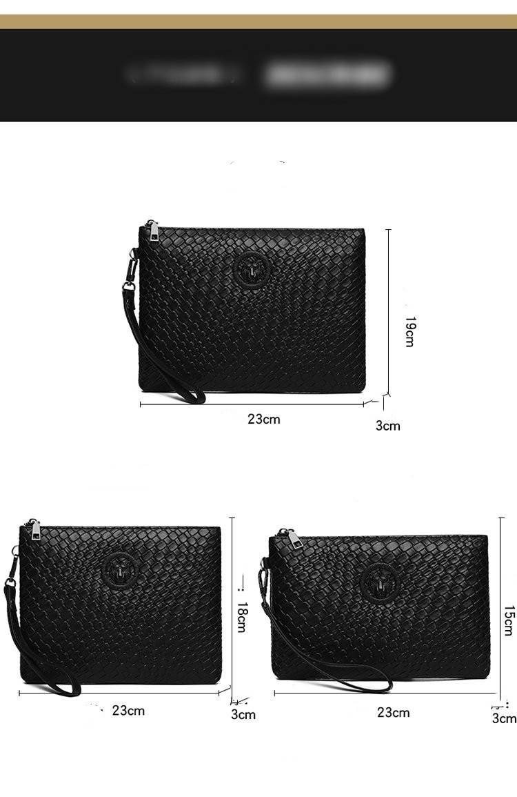 New Business Men's Hand Personality Tiger Head Multi-layer Mobile Phone Key Bag - Image 8