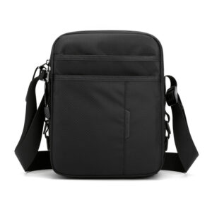 Men’s Oxford Waterproof Messenger Bag, Casual Shoulder Crossbody Bag,Multi-purpose Laptop Bag IPad, Ideal For Travel,