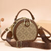 Khaki and brown