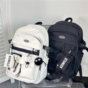 Versatile Tooling Style School Bag Female Student Large Capacity Japanese Travel Backpack Male
